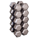 Grey Hex Dumbell set 80-100lb pairs